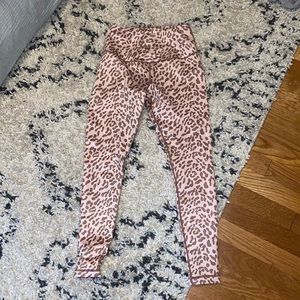 Pink cheetah leggings